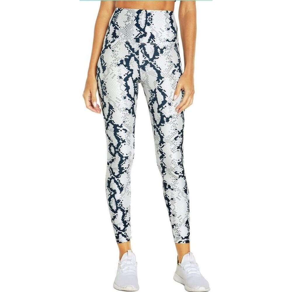 Balance  Collection Womens Contender High Rise  Legging Snake Print Size M,new